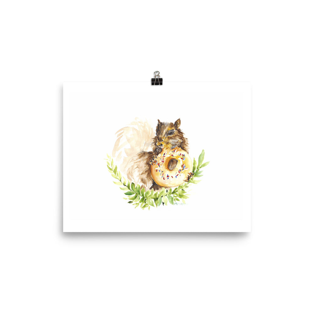 Treat Yo Self Watercolor Print - Quirk Goods