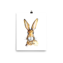 Load image into Gallery viewer, Wild Hare Watercolor Print - Quirk Goods