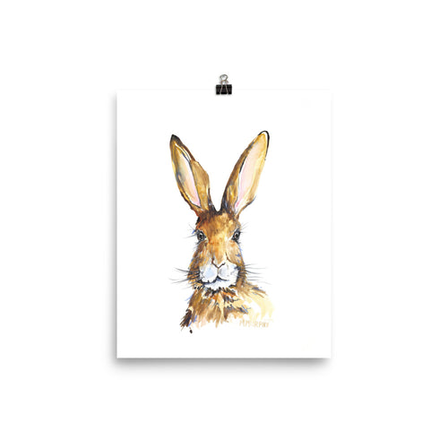 Wild Hare Watercolor Print - Quirk Goods