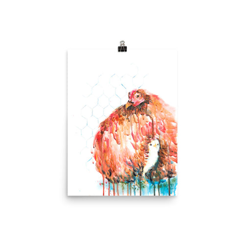 Little Red Hen Print